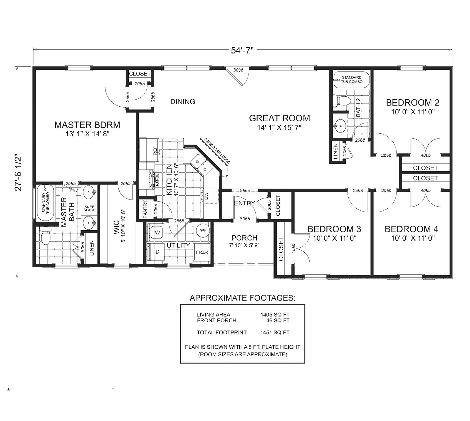 El Dorado - Custom Home Floor Plan