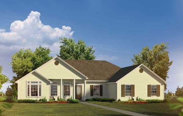 Amarillo custom home elevation - 3 Bed / 2 Bath / 2,376 Sq Ft