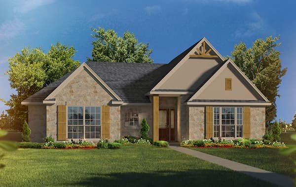 Guadalupe custom home floor plan