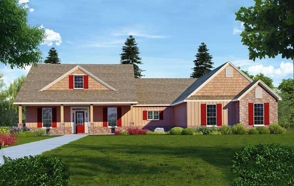 Hillcrest B custom home floor plan