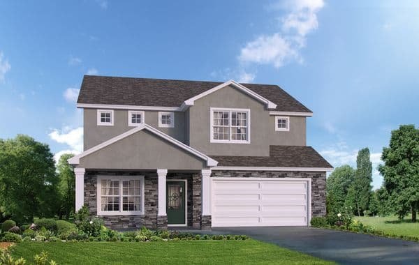 Seymour B custom home floor plan
